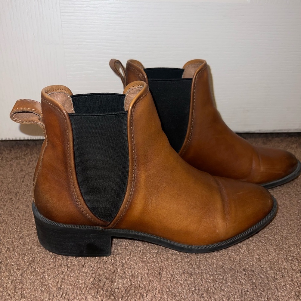 Steve Madden Women’s Brown Leopold Chelsea Boots